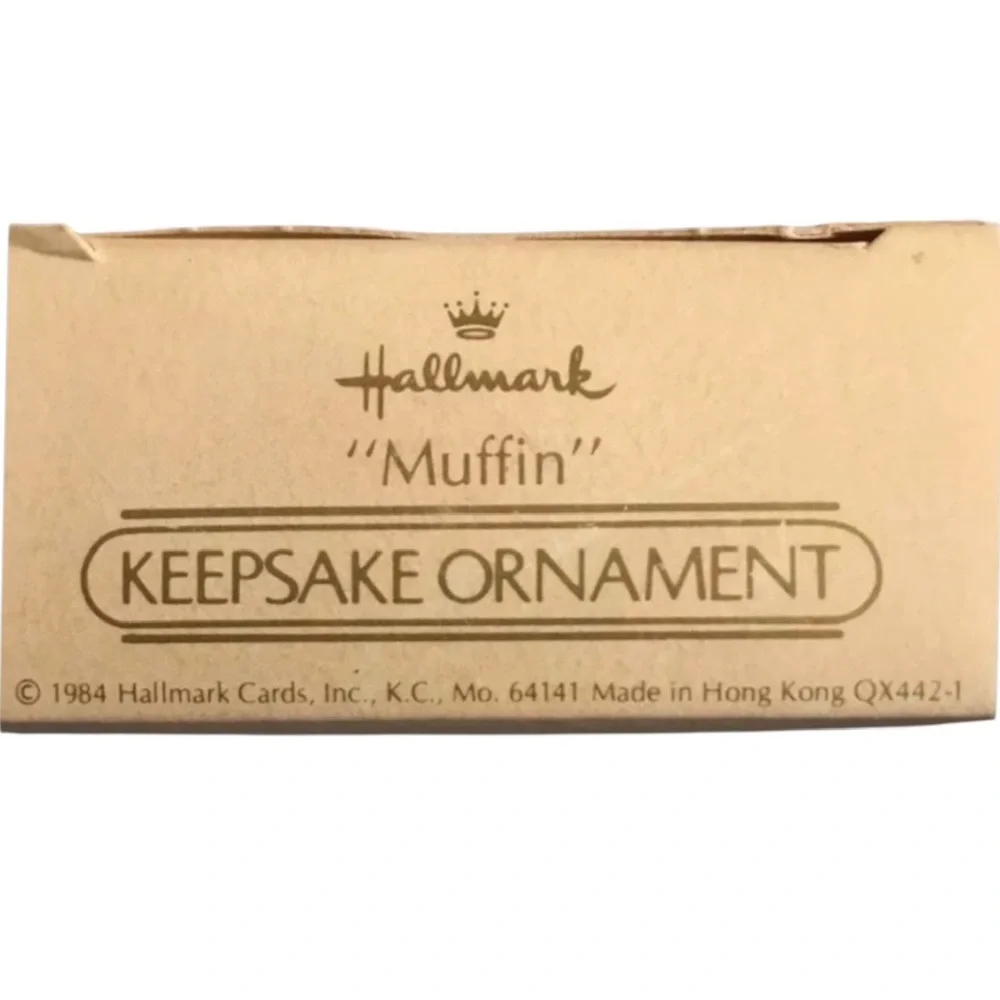 Hallmark 1984 “Muffin” Christmas Ornament